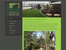 Tablet Screenshot of gardensbydesign.ca